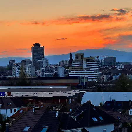 Le Panorama Du Murat Mulhouse 68 Haut-rhin Alsace Saint-louis Apartament *